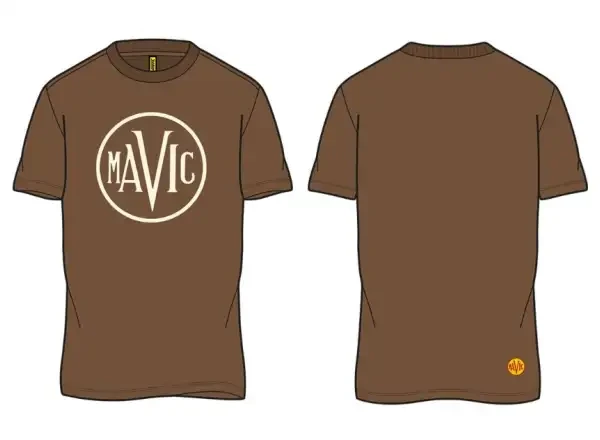 Mavic Heritage Logo pánské triko krátký rukáv Bronze vel. M