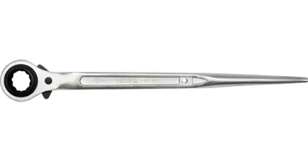 YATO Ráčnový klíč průchozí 19x22 mm / Klíč / Délka 315 mm / CrV (YT-4937)