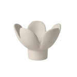 Räder Kameninový svícen Flower Beige, béžová barva, keramika
