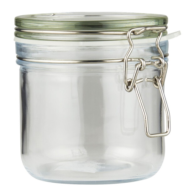 Ib Laursen Skleněná dóza s patentem 450 ml, čirá barva, sklo