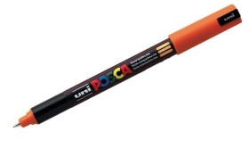 Akrylový popisovač Uni Posca 1MR 0,7 mm trubičkový hrot, oranžový 04