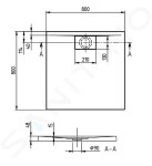 VILLEROY & BOCH - Architectura MetalRim Sprchová vanička, 800x800 mm, VilboGrip, alpská bílá UDA8080ARA148GV-01