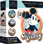 Puzzle Wood Craft Origin Mickey Mouse Retro 160 dílků - Trefl