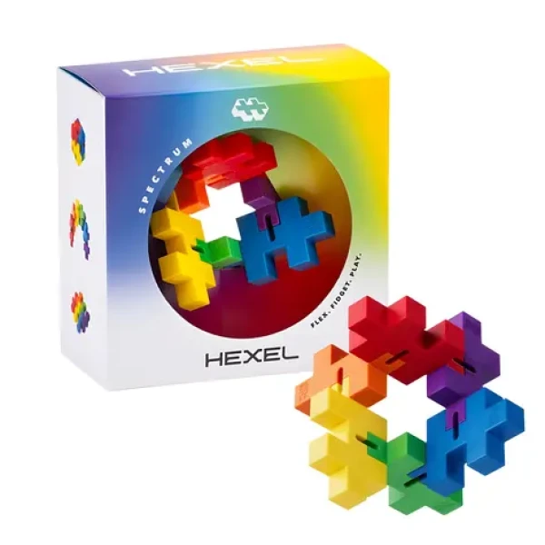 PLUS-PLUS Fidget Hexel Spectrum