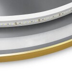 REA - Zrcadlo LED 90cm MMJ BRUSH ROSE GOLD HOM-05510