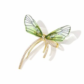 Brož ve tvaru vážky Eudora, Zelená