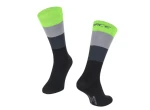 Force Rainbow cyklistické ponožky černá/fluo vel. S-M (38-42)