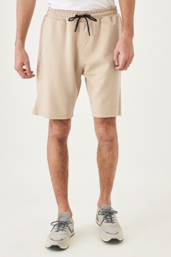 AC&Co Altınyıldız Classics Men's Beige Standard Fit Daily Comfortable Sports Knitted Shorts