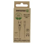 Swissten 71504300ECO USB/MICRO USB, 1,2m, bílý