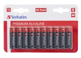 Verbatim 49877 Alkalické baterie AA (20ks) / 1.5V (49877)