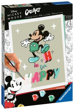 CreArt Disney: Mickey Mouse: H is for HAPPY