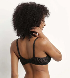 Dámská podprsenka bez kostic DIM DAILY DENTELLE WIREFREE SOFT CUP BRA - DIM - černá 80 C