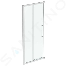 IDEAL STANDARD - i.Life Posuvné sprchové dveře, dvoudílné, 1000 mm, silver bright/čiré sklo T4857EO