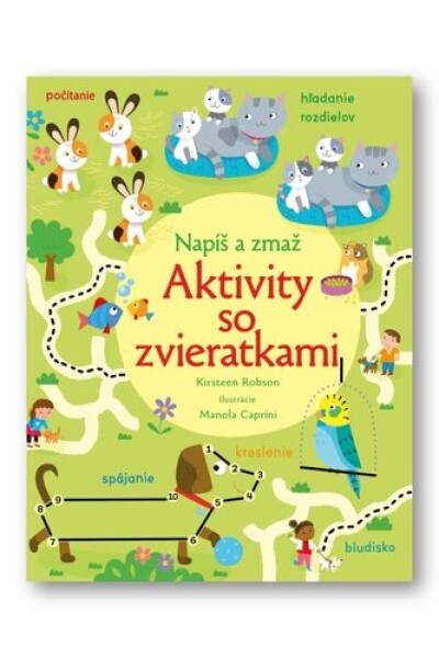 Napíš a zmaž Aktivity so zvieratkami - Kirsteen Robson