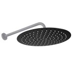 REA - Dešťová sprcha Black Matt 25cm REA-P0501