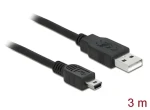 Delock Kabel USB 2.0 A (M) - mini USB-B 5-pin (M) 3m / Kabel / USB 2.0 / 3 m (82311)
