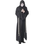 Černý kostým Smrtky Halloween temný přízrak Velikost: L