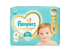 Pampers Premium Care, vel. 4, 34 ks