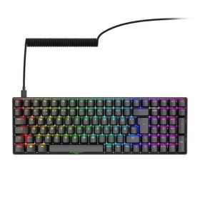 Sharkoon Skiller SGK50 S2 černá / herní klávesnice / mechanická / Gateron Brown / USB / 1.5m / DE Layout (4044951040810)