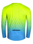 Force Angle MTB pánský dres dlouhý rukáv fluo/modrá vel. M