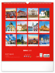 Nástěnný kalendář Brno 2025, 30 34 cm