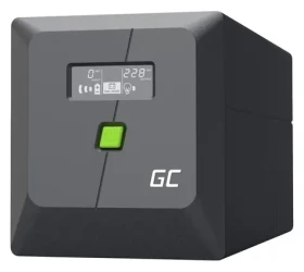 Green Cell UPS 1000VA 600W / Záložní zdroj / Line-Interactive / Tower / 4x výstup / 2x 12V/7Ah / USB (UPSLM600)