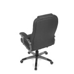 Kancelářské křeslo, houpací mechanismus, černá látka, KA-C713 BK2