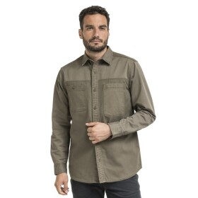 Bushman Pánská košile Ujarak, khaki XXXXL