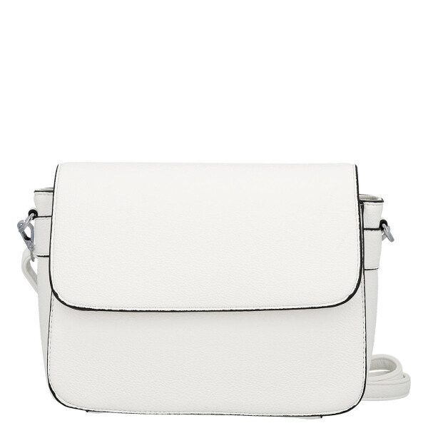 Moderní dámská koženková crossbody kabelka Mirona, bílá