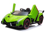 Mamido Elektrické autíčko Lamborghini Venno LCD MP4 4x4 zelené