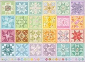 COBBLE HILL Puzzle Vyšívaná deka: Hvězdná roční období