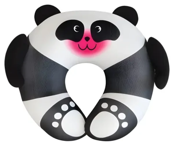 Travel Blue Panda Fun Pillow / Dětský cestovní polštářek / Motiv panda