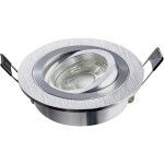 Paulmann 92907 Whirl LED vestavné svítidlo, LED, pevně vestavěné LED, 4.9 W, hliník (kartáčovaný), saténová, sada 3 ks