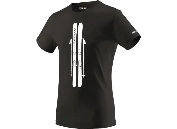Dynafit Graphic Cotton pánské tričko krátký rukáv black out/skis vel. L