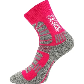 VOXX Ponožky dětské zimní TRACTION vlněné MAGENTA 30-34 119529