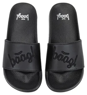 BAAGL Pantofle Logo černá vel. 38 / Pantofle / protiskluzová podrážka