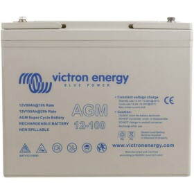Victron Energy Super Cycle BAT412110081 olověný akumulátor 12 V 100 Ah olověný se skelným rounem (š x v x h) 26 x 21.5 x 16.8 cm šroubované M6 nepatrné vybíjení
