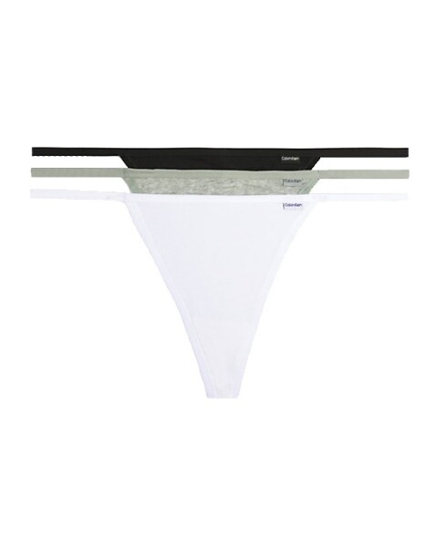 Dámské tanga Calvin Klein QD5070E 3 KUSY