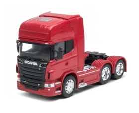Welly Tahač Scania V8 R730 červená