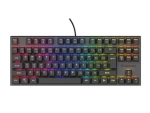 Genesis Thor 303 TKL RGB Outemu Peach Silent černá / herní mechanická klávesnice / USB (NKG-1881)