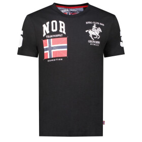Geographical Norway Jequestre 254 M SY1305H/GN-černé tričko s