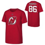 Outerstuff Dětské tričko Jack Hughes #86 New Jersey Devils NHL Flat Name & Number Short Sleeve Cotton Velikost: Dětské XL (170 – 176)
