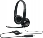 Logitech Headset H390 černá / USB / stereo sluchátka s mikrofonem (981-000014)