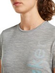 ICEBREAKER Wmns Mer 125 Cool-Lite Sphere SS Tee Vert, Metro Hthr velikost: L