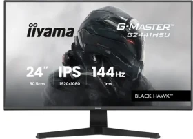 23.8" IIYAMA G-Master G2441HSU-B1 černá / LED / IPS / 1920 x 1080 / 16:9 / 1 ms / 1500:1 / 350cd-m2 / VESA (G2441HSU-B1)