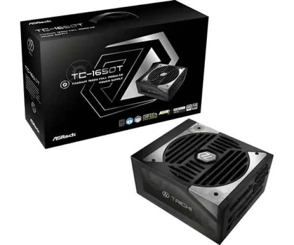 ASRock Taichi TC-1650T černá / Zdroj / 1650W / ATX 3.1 / 80 PLUS Titanium / PCIe 5.1 (90-UXT165-TFEAAB)