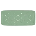 Spirella ALASKA mechově zelená / Protiskluzová podložka do vany / PVC / 91 x 36 cm