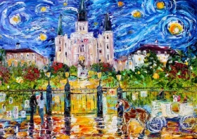 ENJOY Puzzle Náměstí Jackson Square, New Orleans