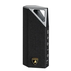 BUGANI Brief BS12305 Lamborghini černá stříbrná / přenosný reproduktor / 28W / IPX7 / Bluetooth 5.4 (640712985105)