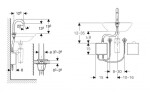 GEBERIT - Piave Elektronická termostatická umyvadlová baterie, bateriové napájení, chrom 116.168.21.1